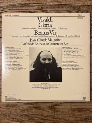Antonio Vivaldi - Gloria - Beatus Vir | 1977 | CBS | Vinyl LP