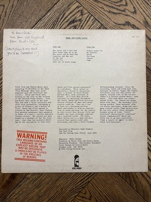 Peter Cook &amp; Dudley Moore Present Derek &amp; Clive - Squatter And The Ant | 1976 | Island Records | Vinyl LP