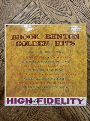 Brook Benton - Brook Benton's Golden Hits | 1961 | Mercury | Vinyl LP