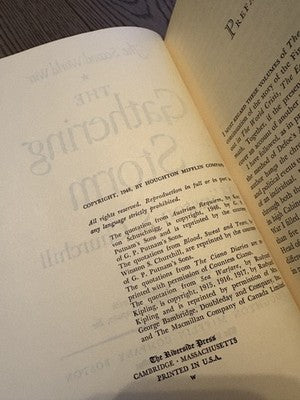The Gathering Storm by Winston S. Churchill