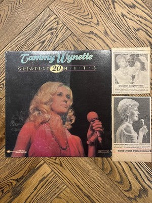 Tammy Wynette - Tammy 20 Greatest Hits Of Tammy Wynette | 1981 | Gusto Records | Vinyl LP