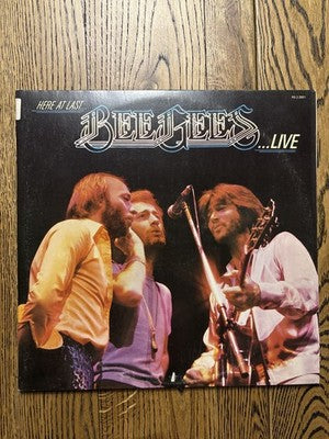 BEE GEES LIVE Vinyl LP Here At Last 2 LP Set - RS-2-3901 Disco VG Shrink | 1977 | Vinyl LP
