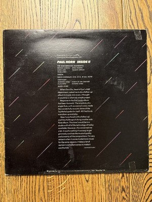 Paul Horn - Inside II | 1973 | Epic | Vinyl LP