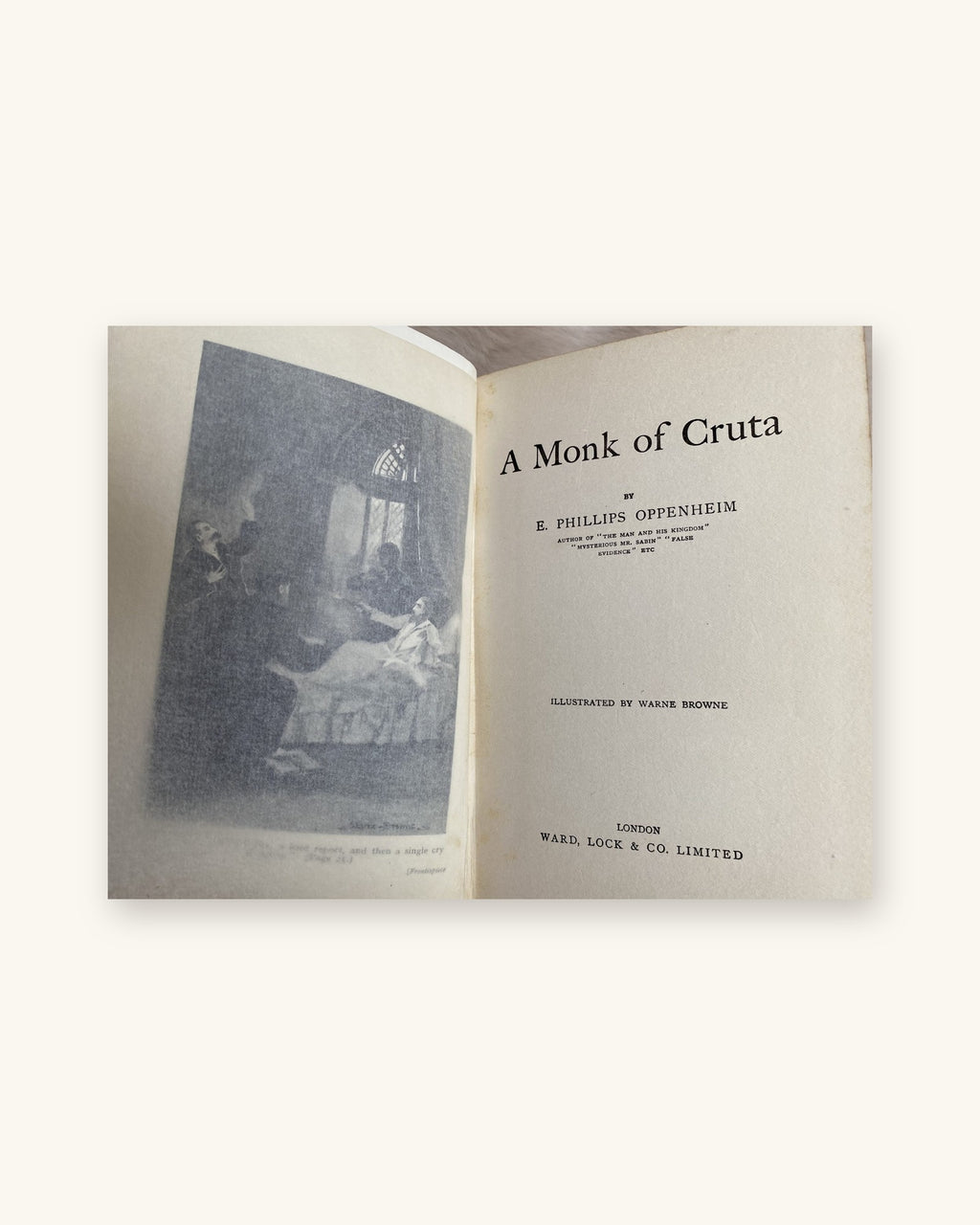 1899: A Monk of Cruta, by E. Phillips Oppenheim
