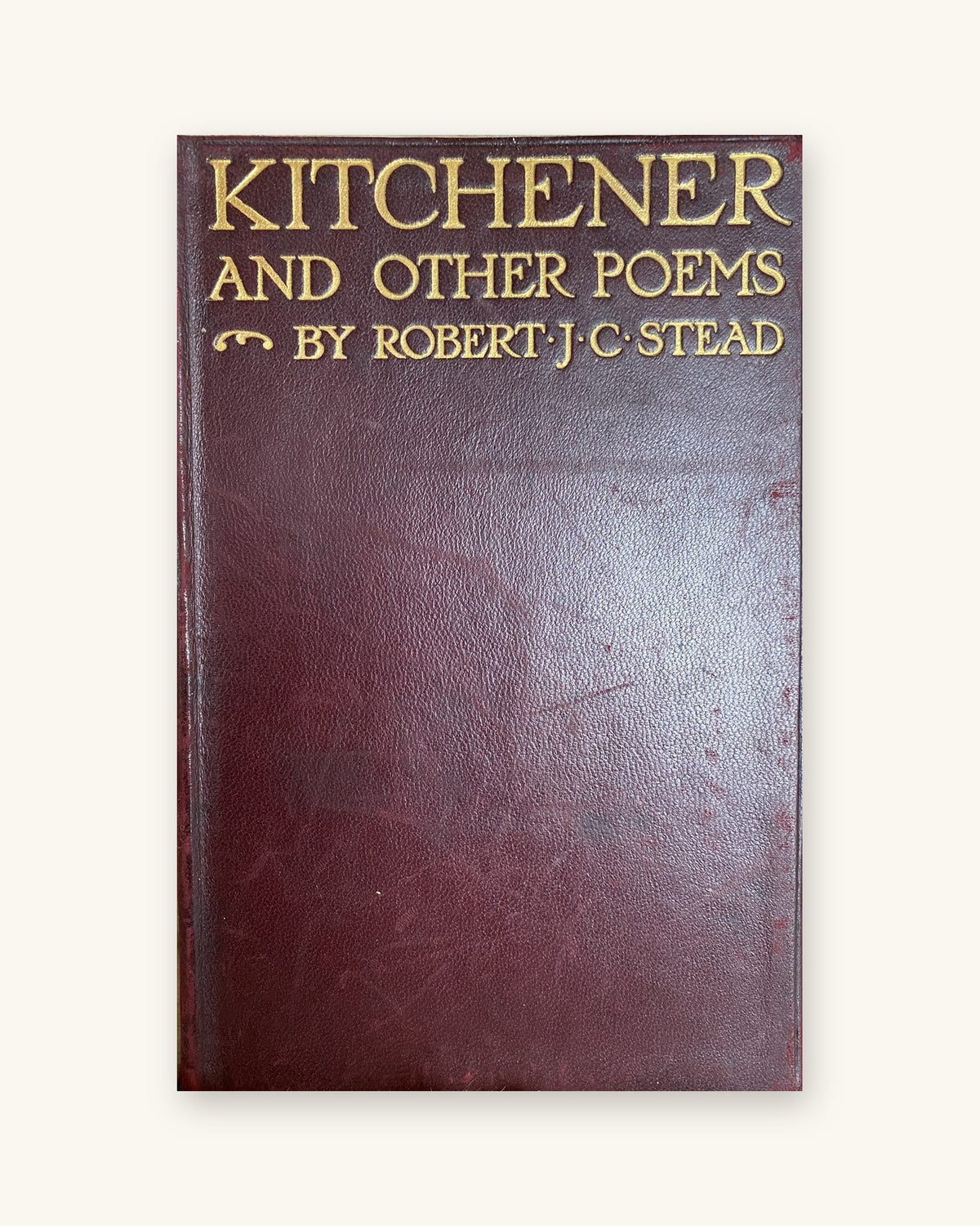 1917: Кітчэнер і іншыя вершы, Роберт Дж. К. Стэд