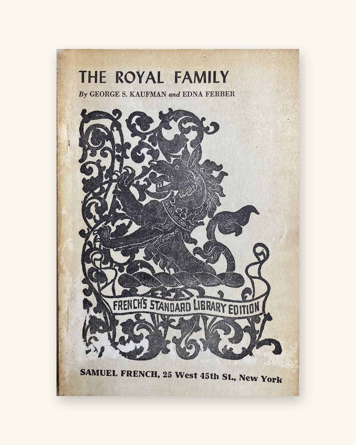 1956: Каралеўская сям’я: камедыя ў трох актах, аўтары Джордж С. Каўфман і Эдна Фербер