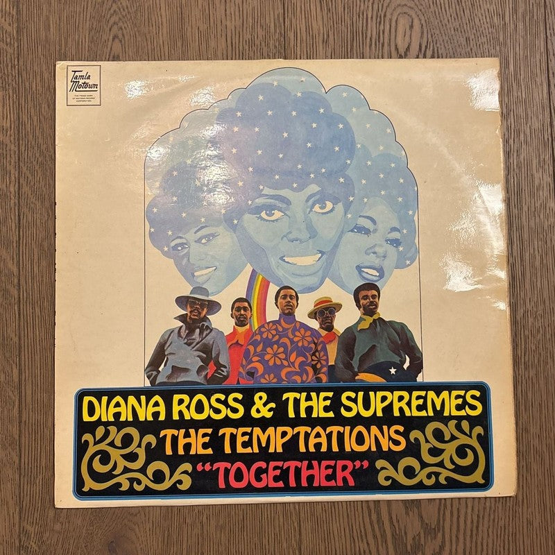 Diana Ross &amp; The Supremes with The Temptations - Together Vinyl LP (1969)
