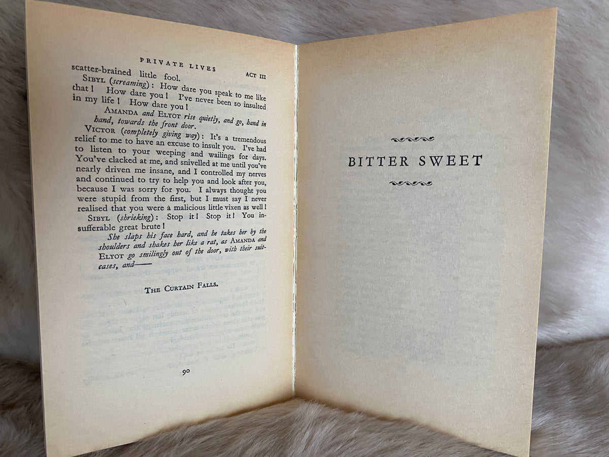 1979 - Plays:2 (Private Lives, Bitter-Sweet, The Marquise, Post-Mortem), by Noel Coward