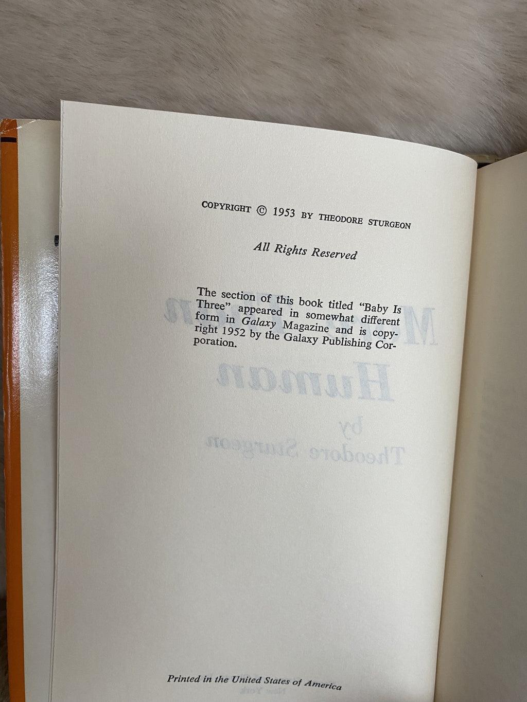 1953: More Than Human, by Theodore Sturgeon