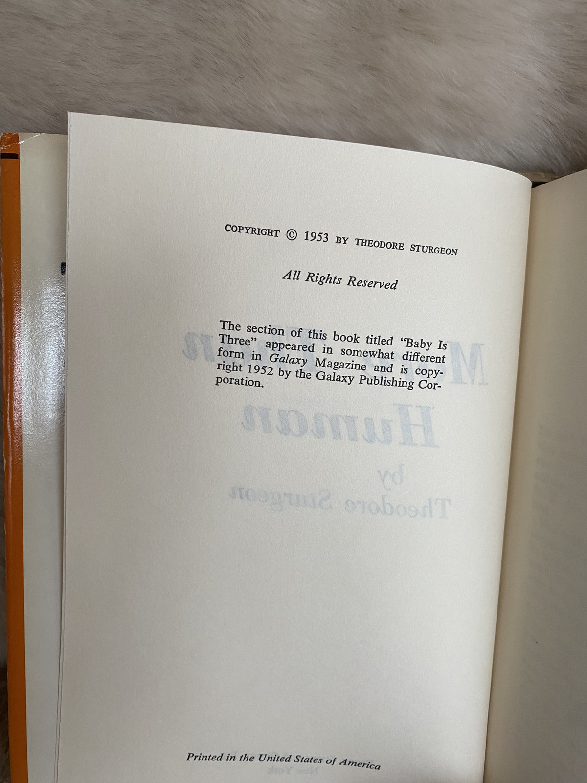 1953: More Than Human, by Theodore Sturgeon