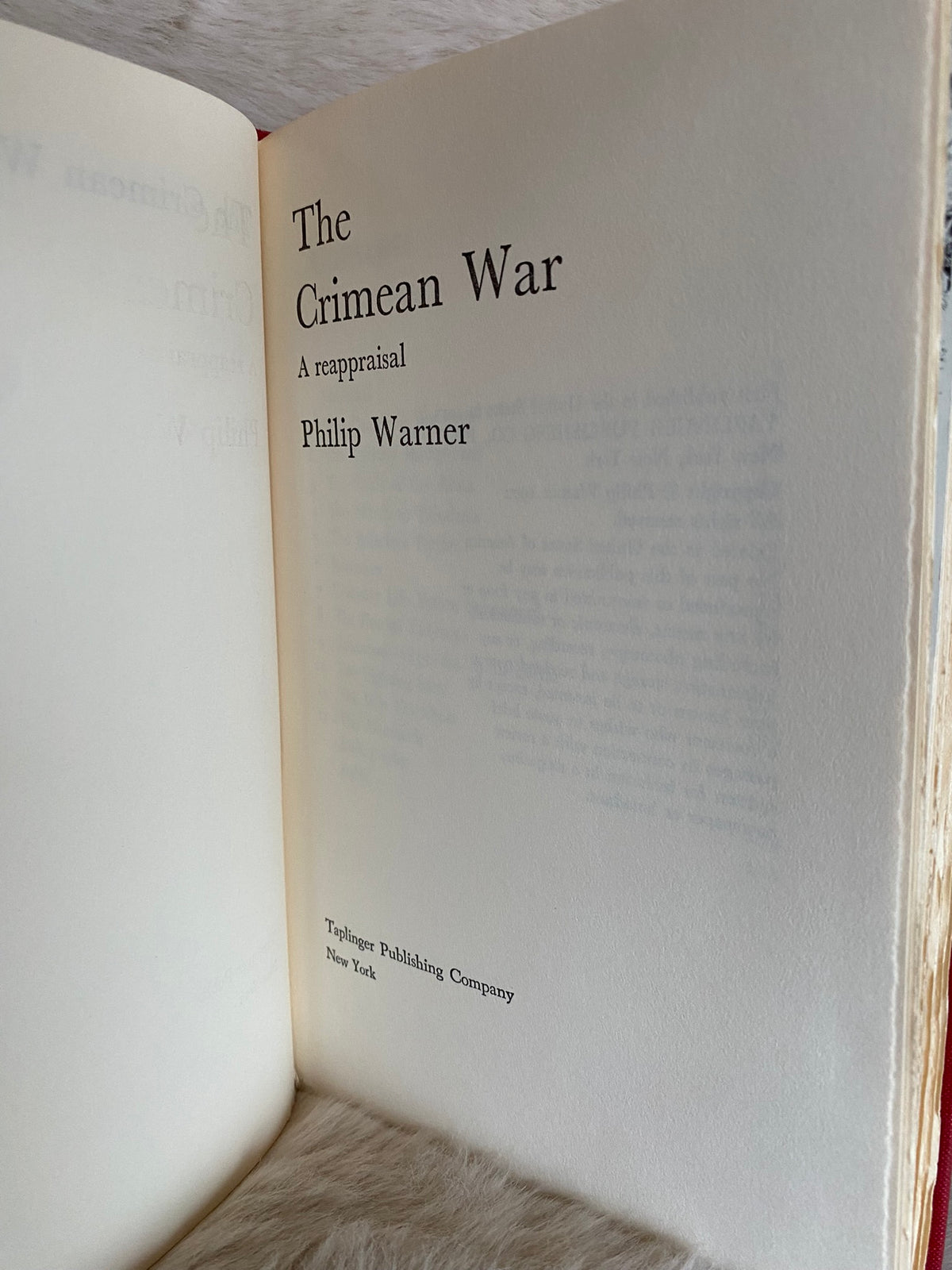 1973 First Edition - The Crimean War: A Reappraisal, by Phillip Warner