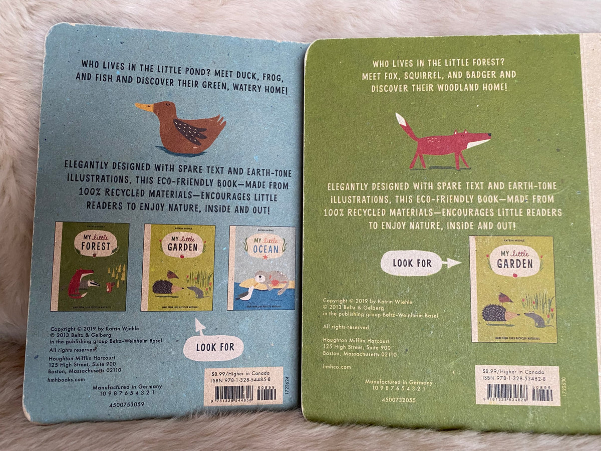 Set of 2: My Little Forest, My Little Pond, by Katrin Wiehle