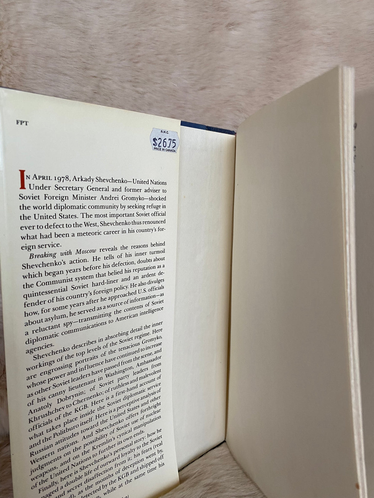 1985: Breaking with Moscow, by Arkady N. Shevchenko