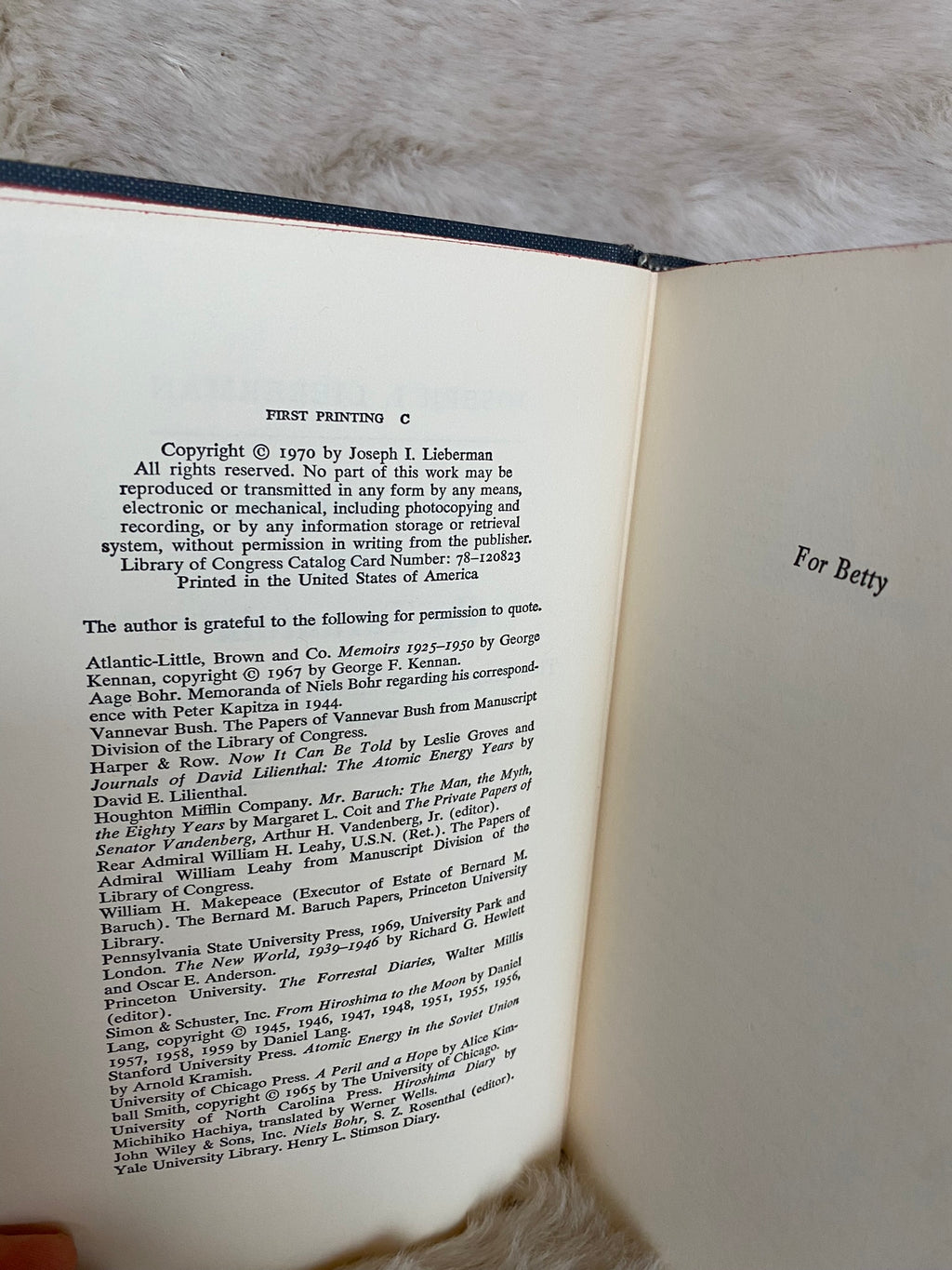 1970 First Printing: The Scorpion and the Tarantula: The Struggle to Control Atomic Weapons 1945-1949, by Joseph I. Lieb