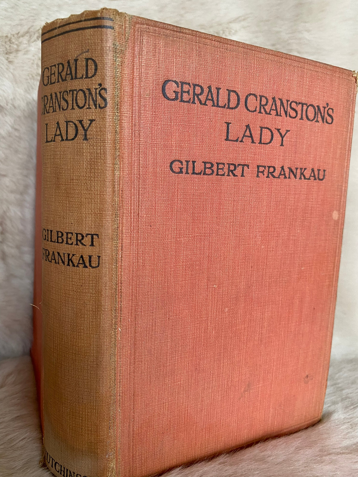1925: Gerald Cranston's Lady, a romance by Gilbert Frankau
