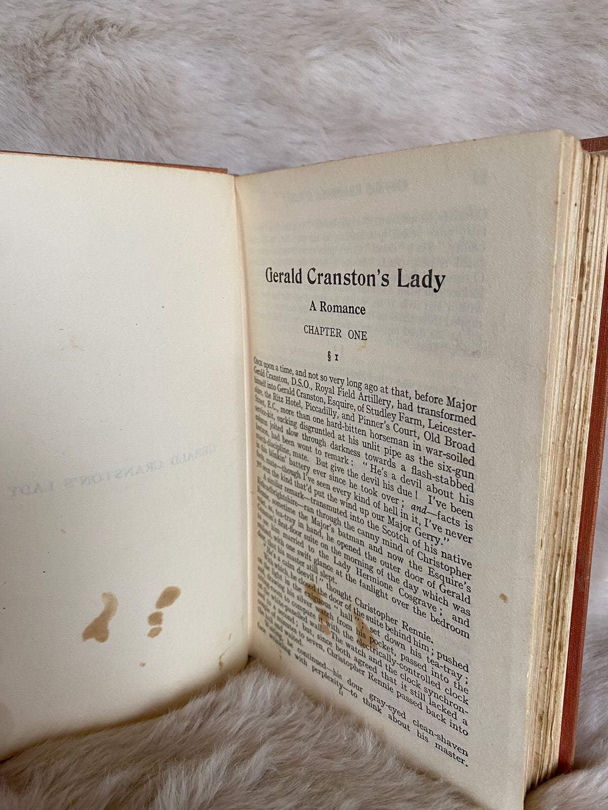 1925: Gerald Cranston's Lady, a romance by Gilbert Frankau