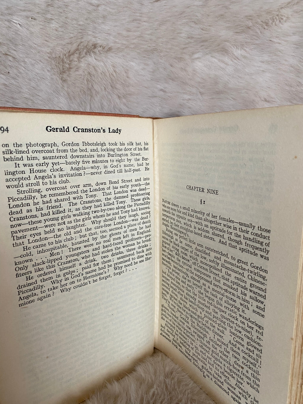 1925: Gerald Cranston's Lady, a romance by Gilbert Frankau