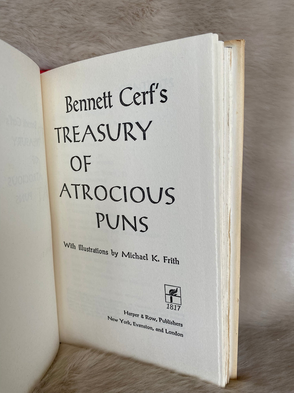 1968: Treasury of Atrocious Puns, by Bennett Cerf