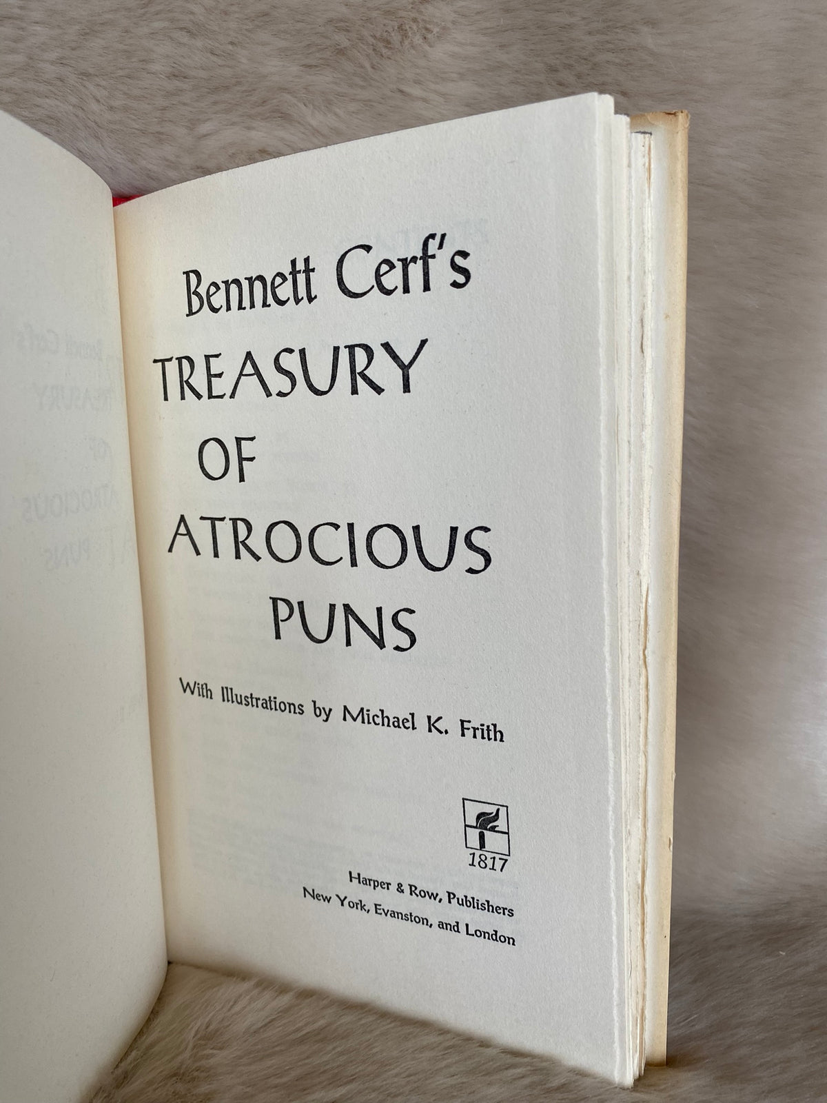 1968: Treasury of Atrocious Puns, by Bennett Cerf