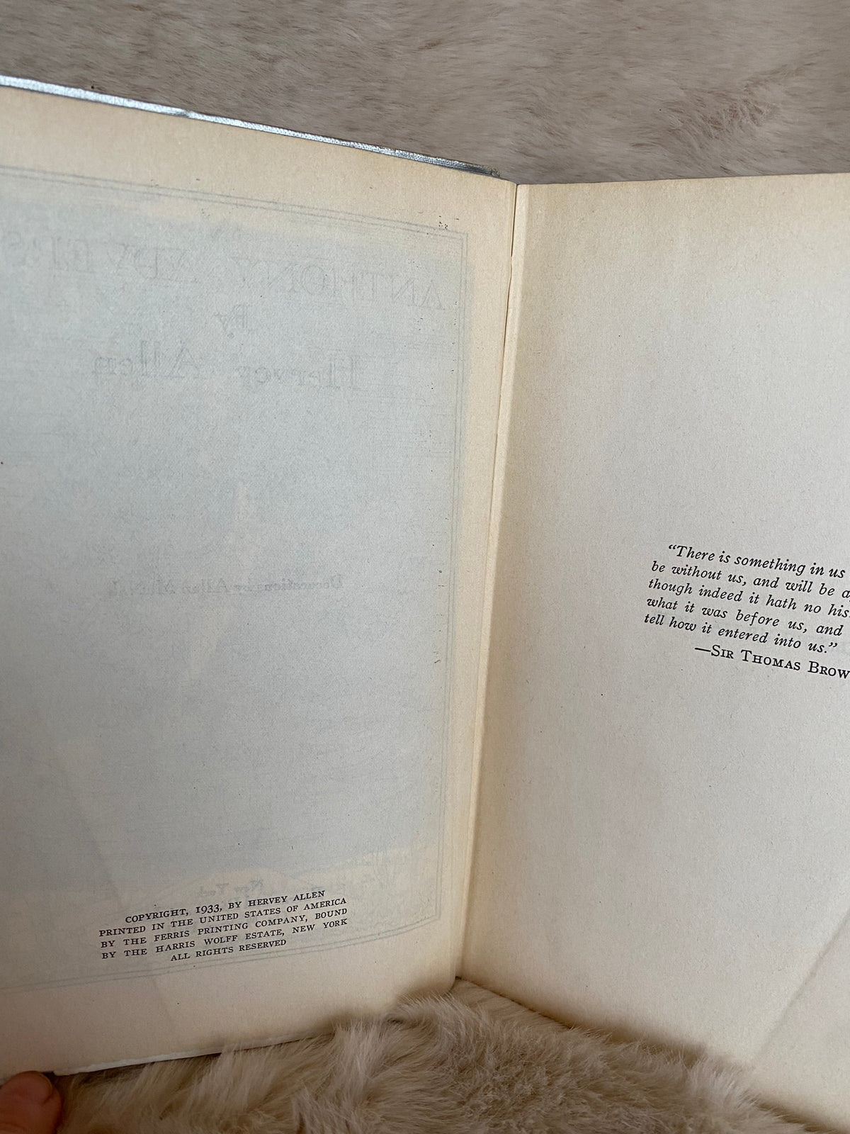 1936: Anthony Adverse by Hervey Allen