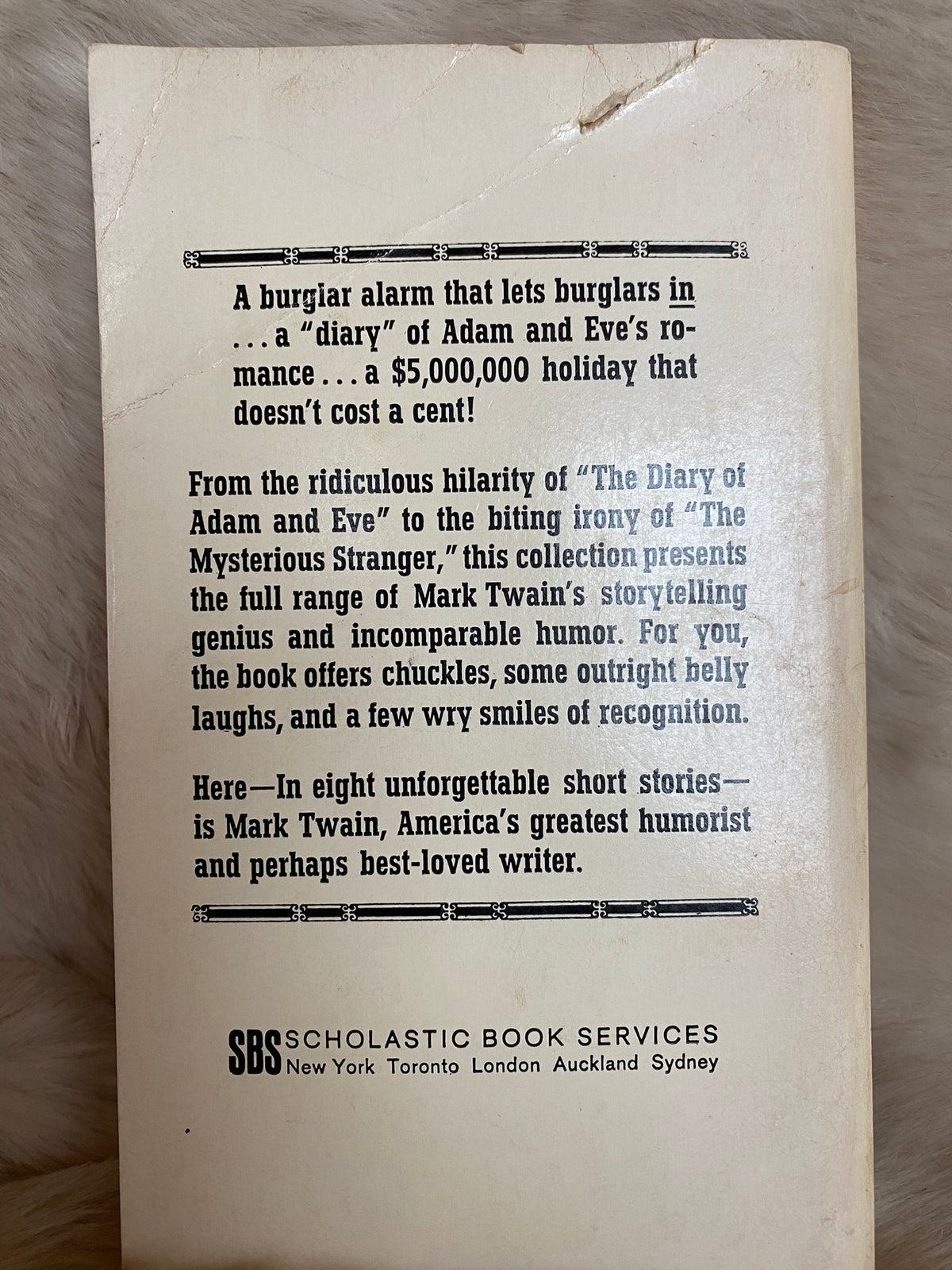 1969: Mark Twain's Best: Eight Great Short Stories by America's Master Humorist