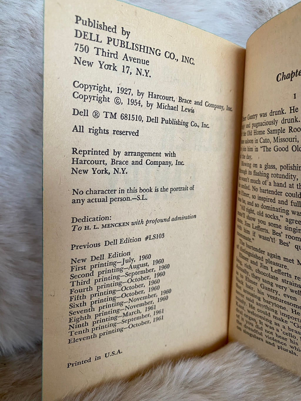 1961: Elmer Gantry, by Sinclair Lewis