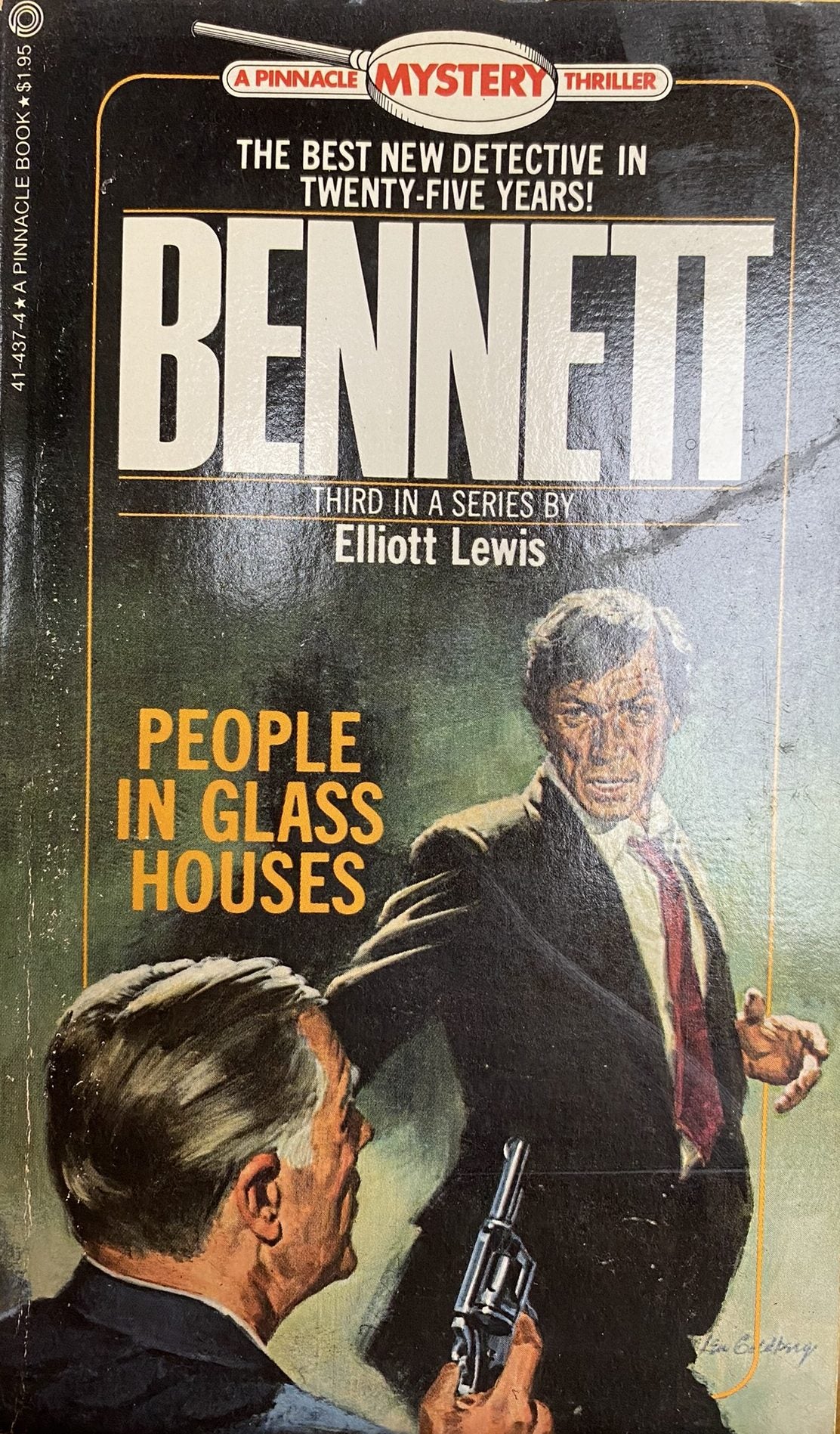 1981 Second Printing - Bennet #3: People in Glass Houses, by Elliott Lewis