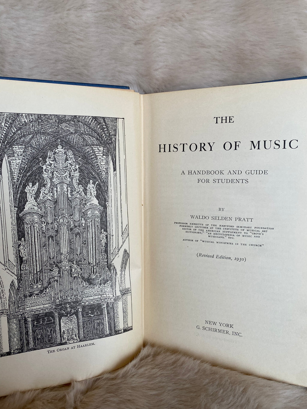 1930: The History of Music: A handbook and Guide for Students, by Waldo Selden Pratt