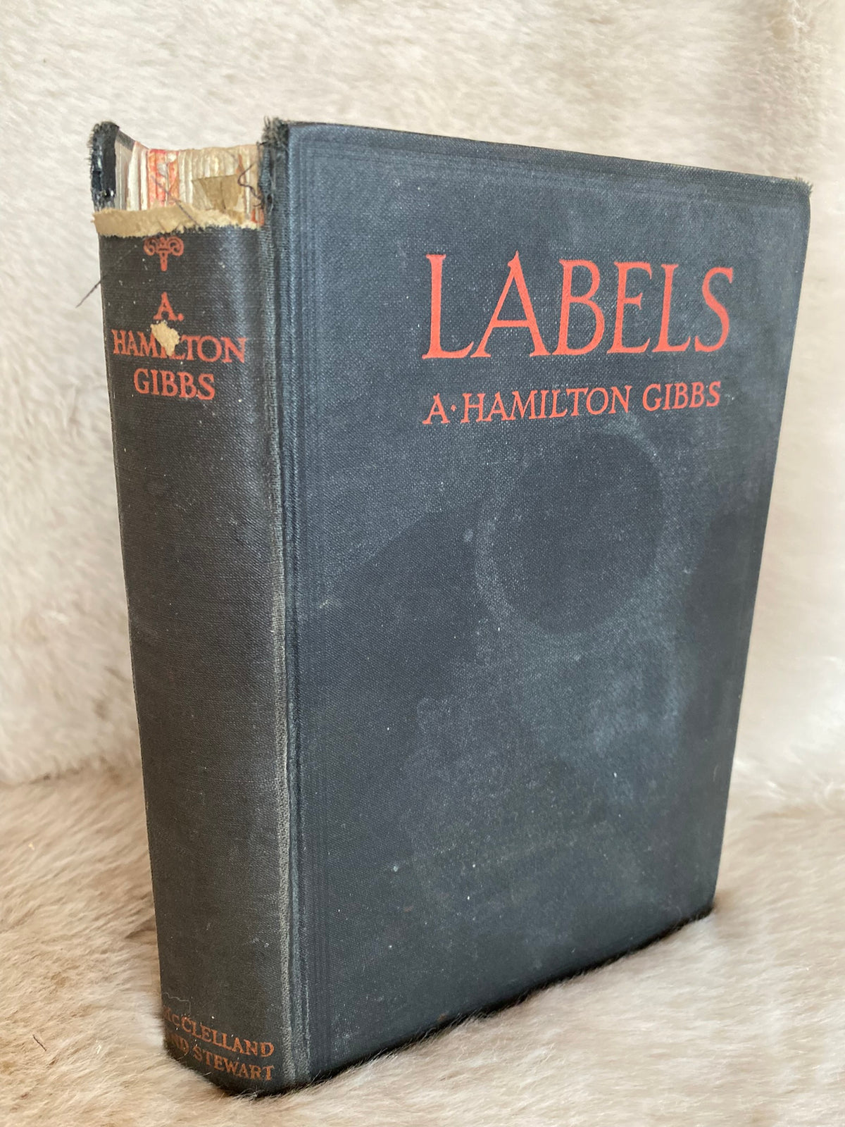 1926 First Edition: Labels, by A. Hamilton Gibbs