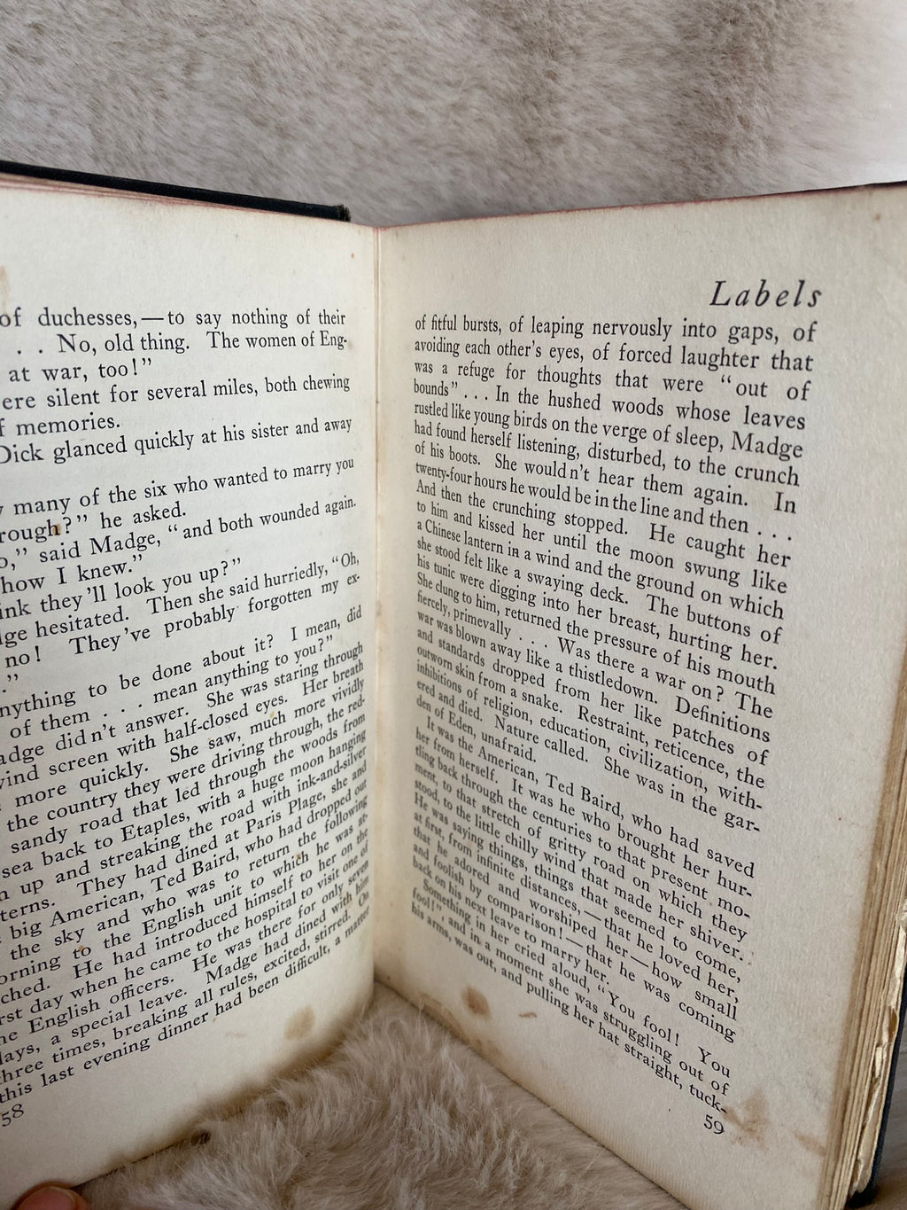 1926 First Edition: Labels, by A. Hamilton Gibbs