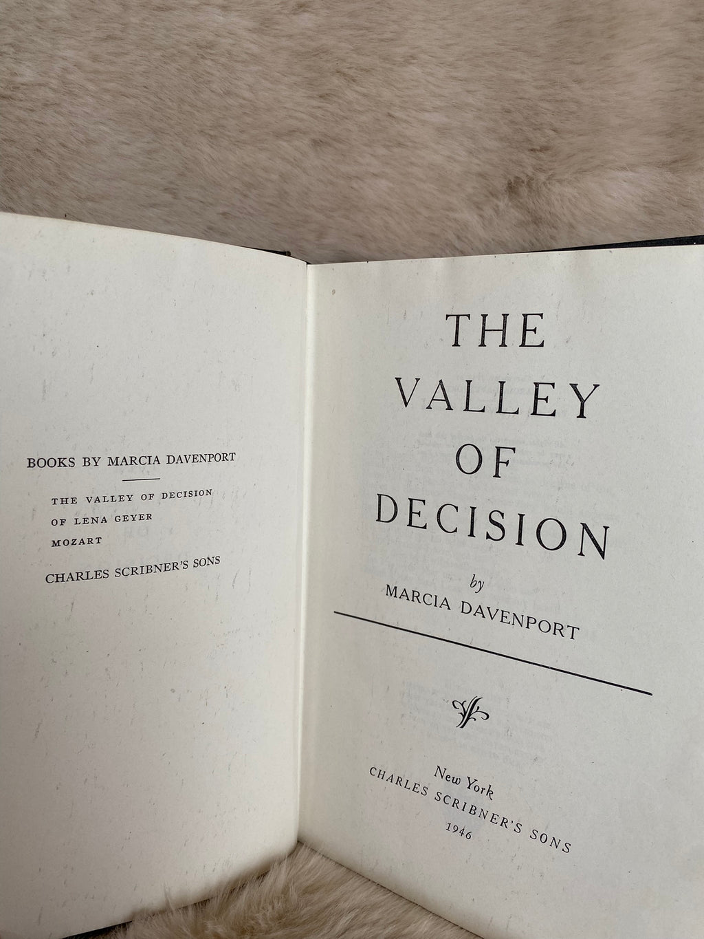 1946: The Valley of Decision, by Marcia Davenport