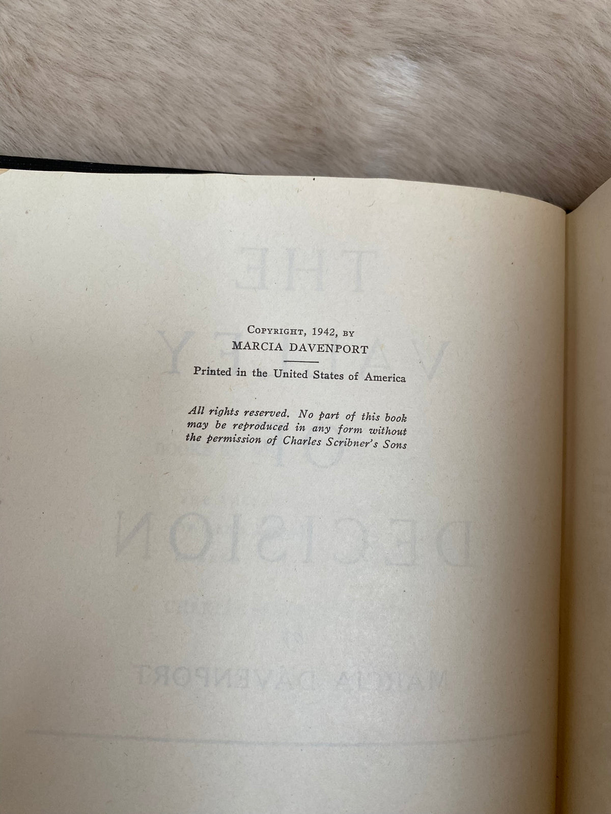 1946: The Valley of Decision, by Marcia Davenport