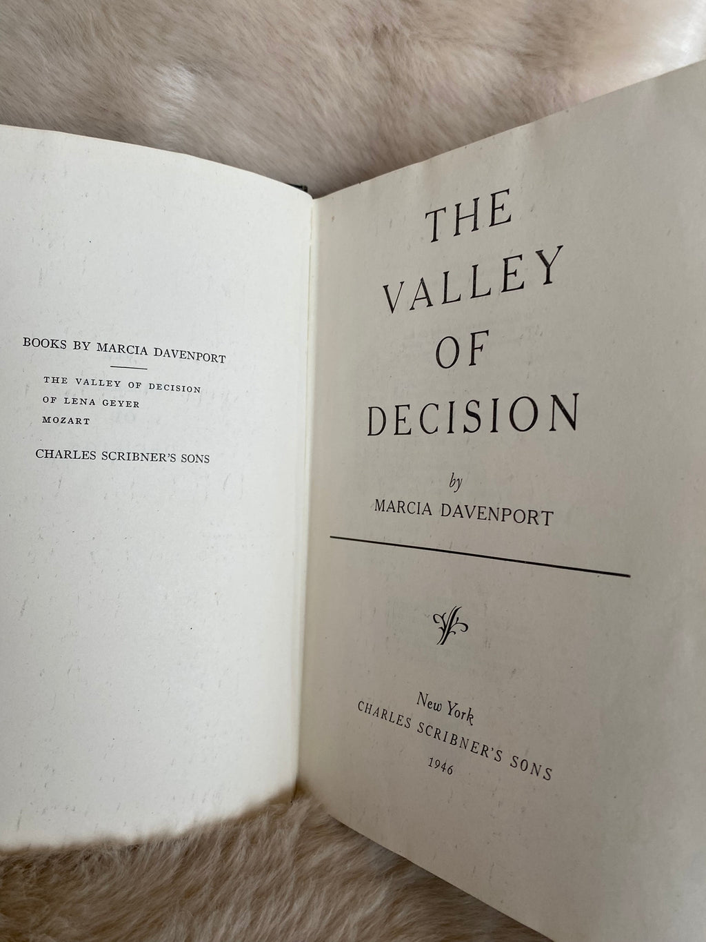1946: The Valley of Decision, by Marcia Davenport