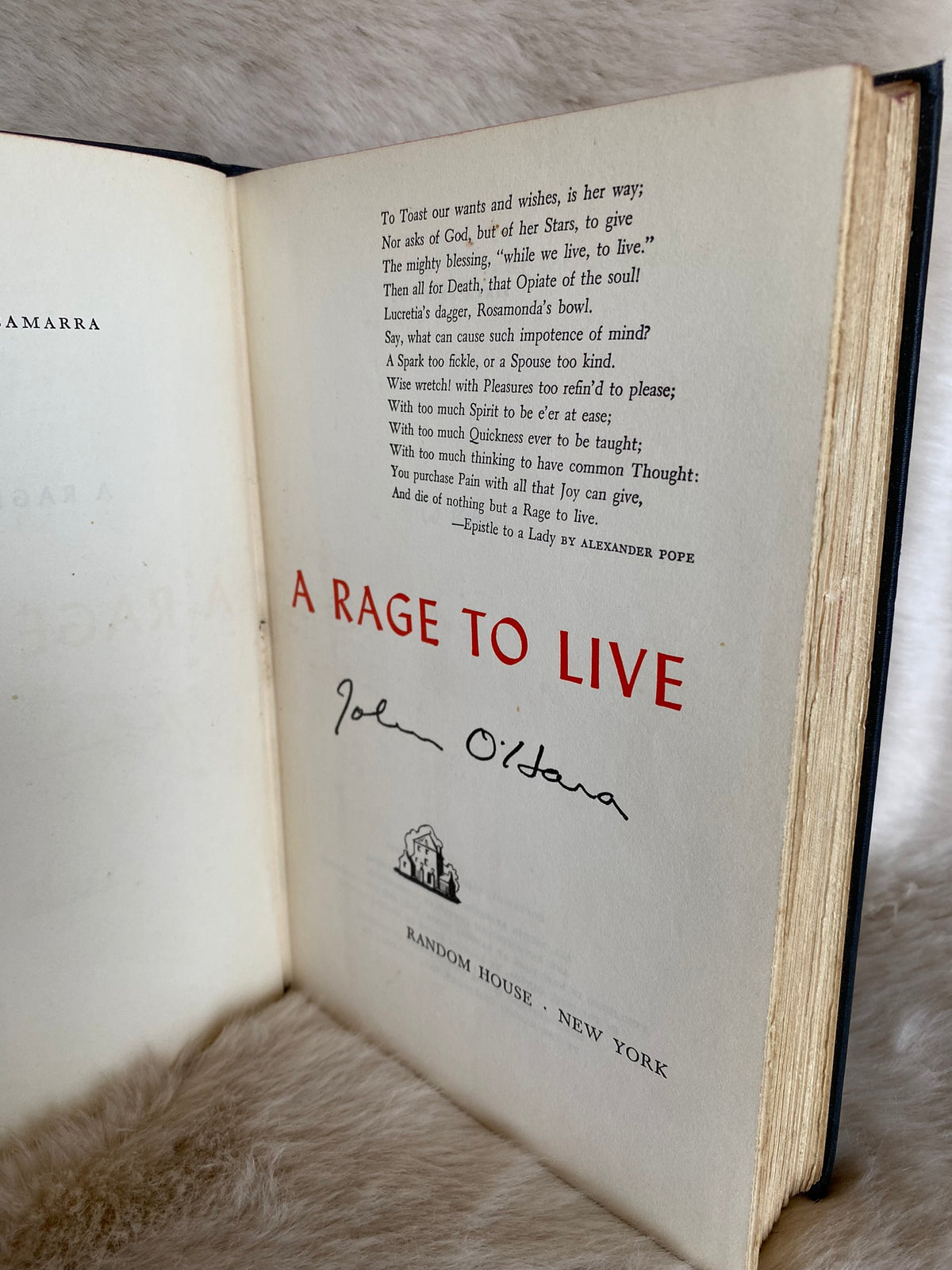 1949: A Rage to Live, by John O'Hara