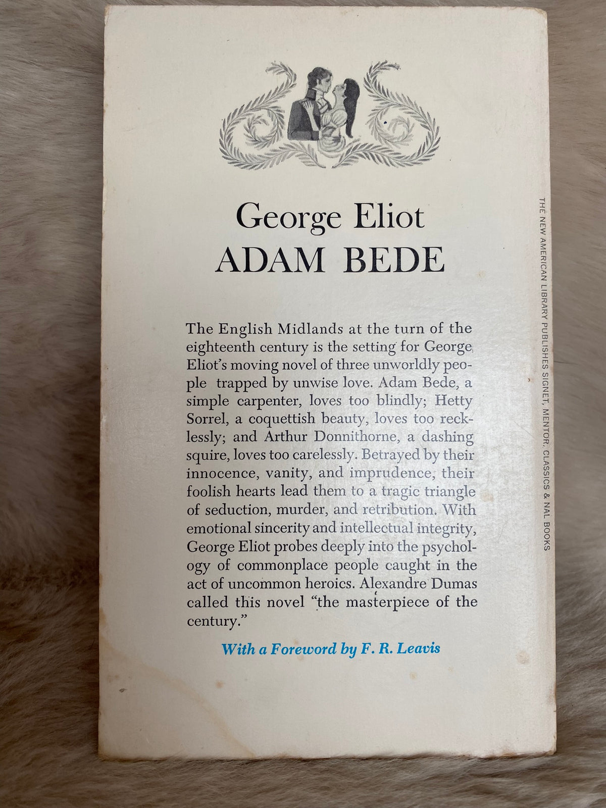 1961: Adam Bede, by George Eliot