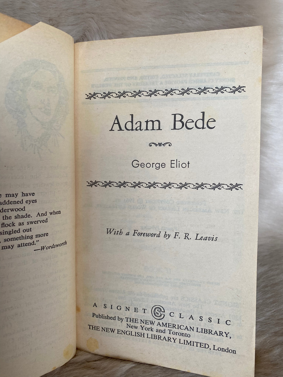 1961: Adam Bede, by George Eliot
