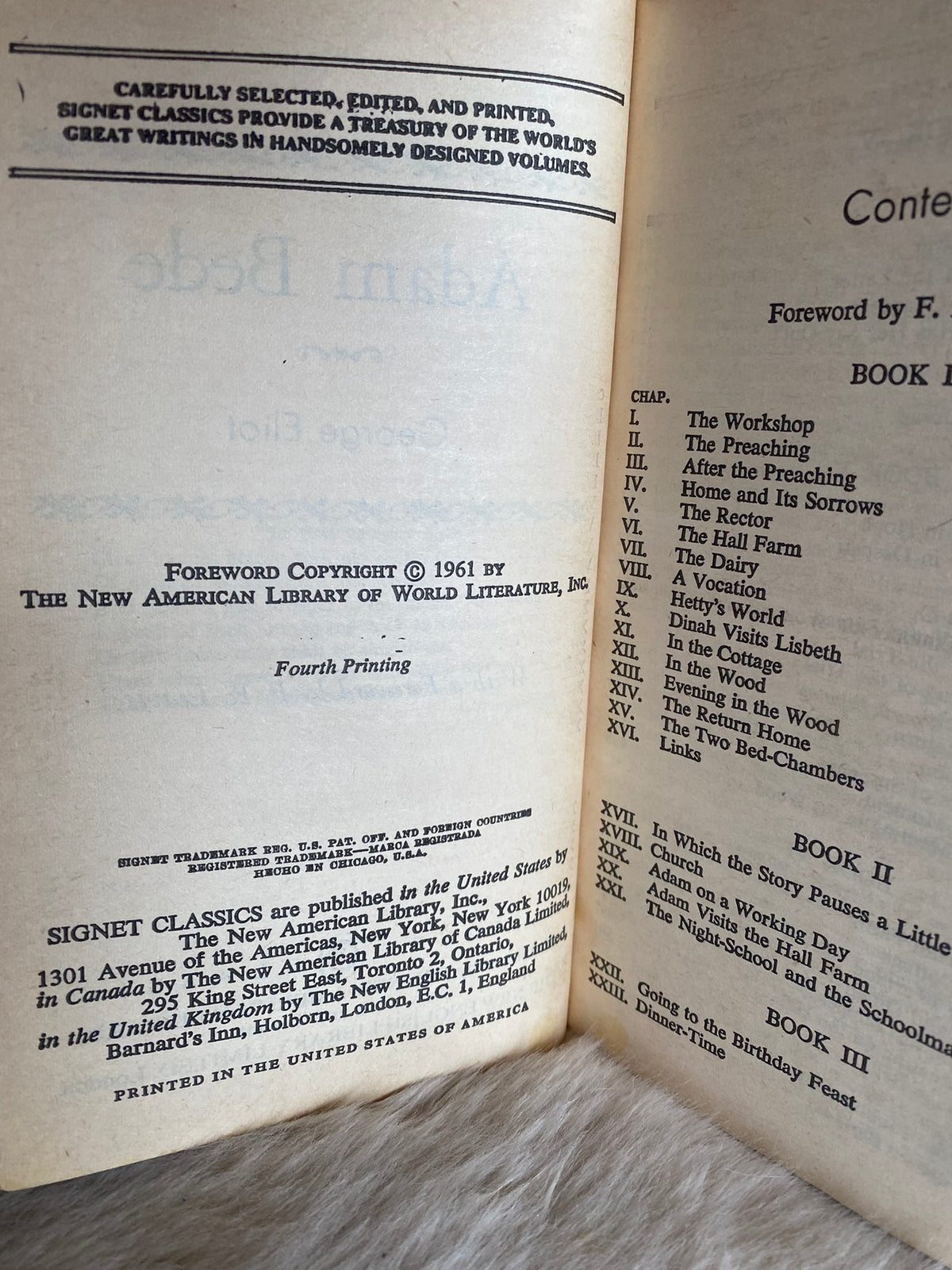 1961: Adam Bede, by George Eliot