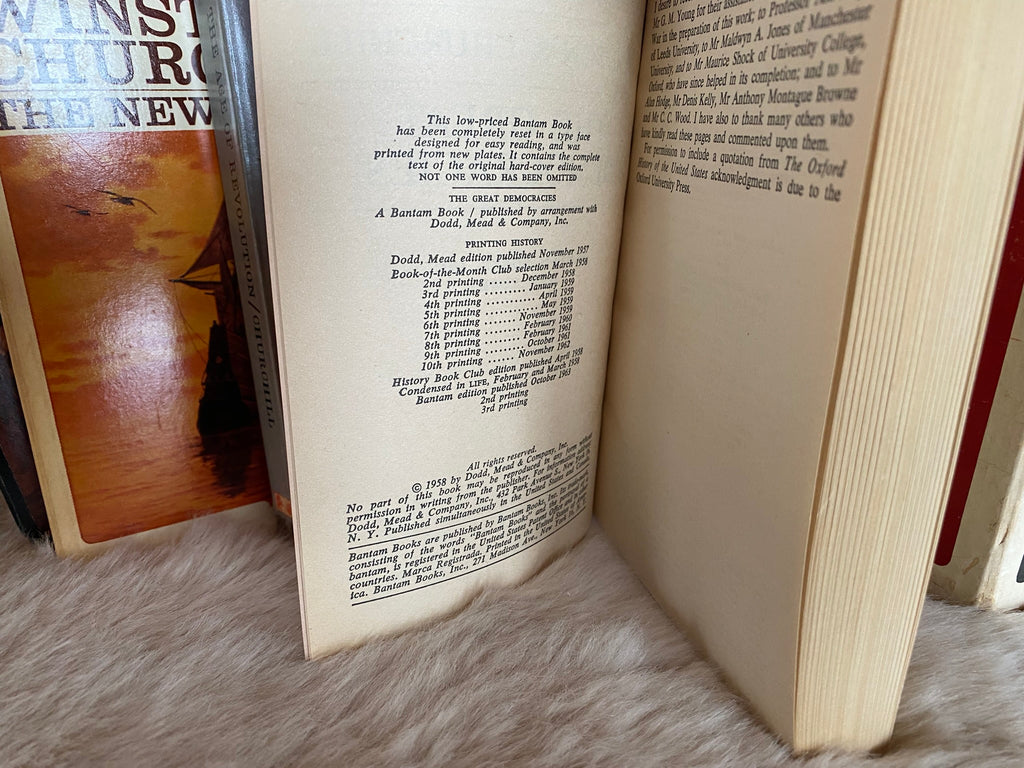 1963: A History of the English-Speaking People, by Winston Churchill - complete and unabridged in 4 volumes