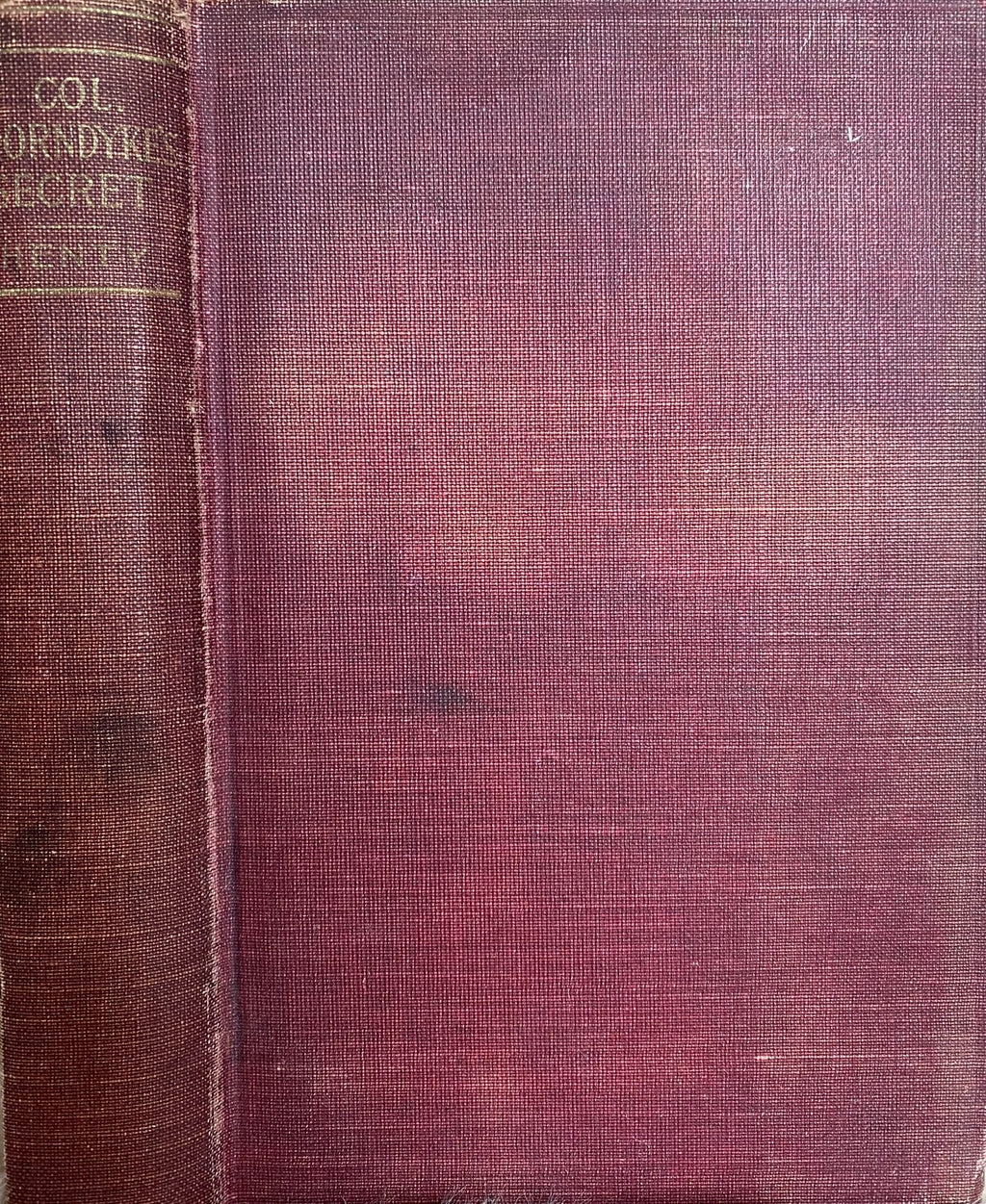 Col. Thorndyke's Secret, by George A. Henty