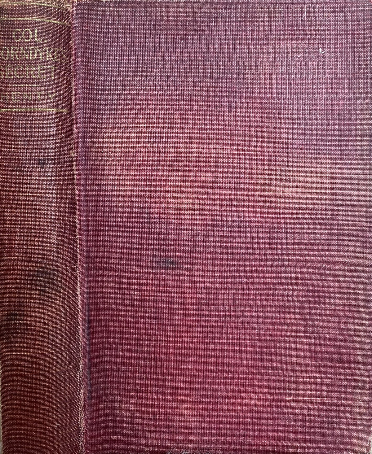 Col. Thorndyke's Secret, by George A. Henty