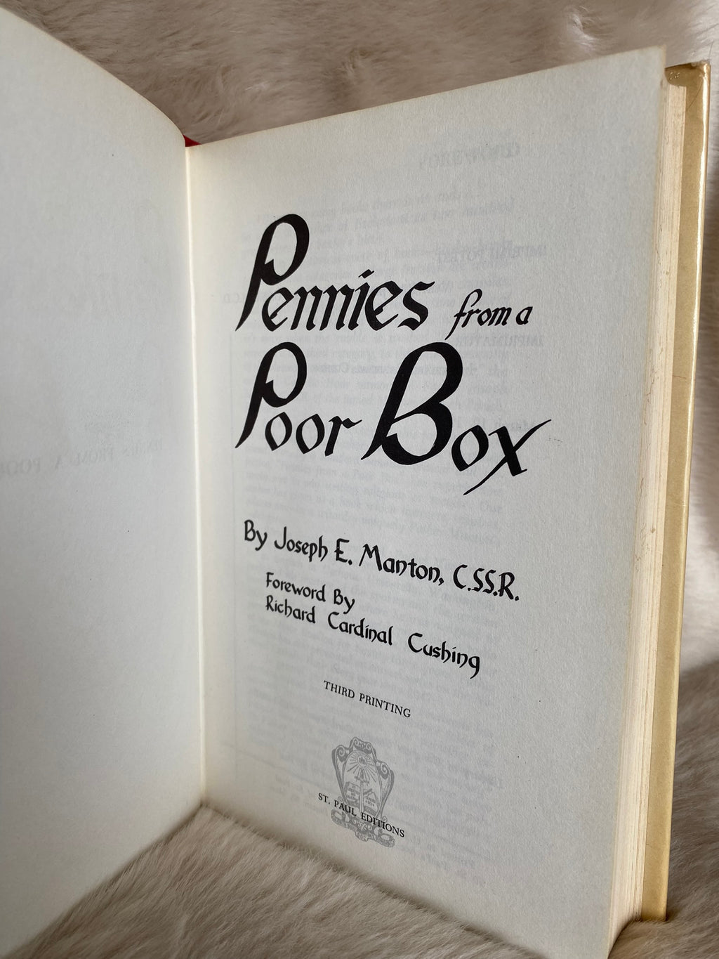 1962: Pennies from a Poor Box, by Joseph E. Manton