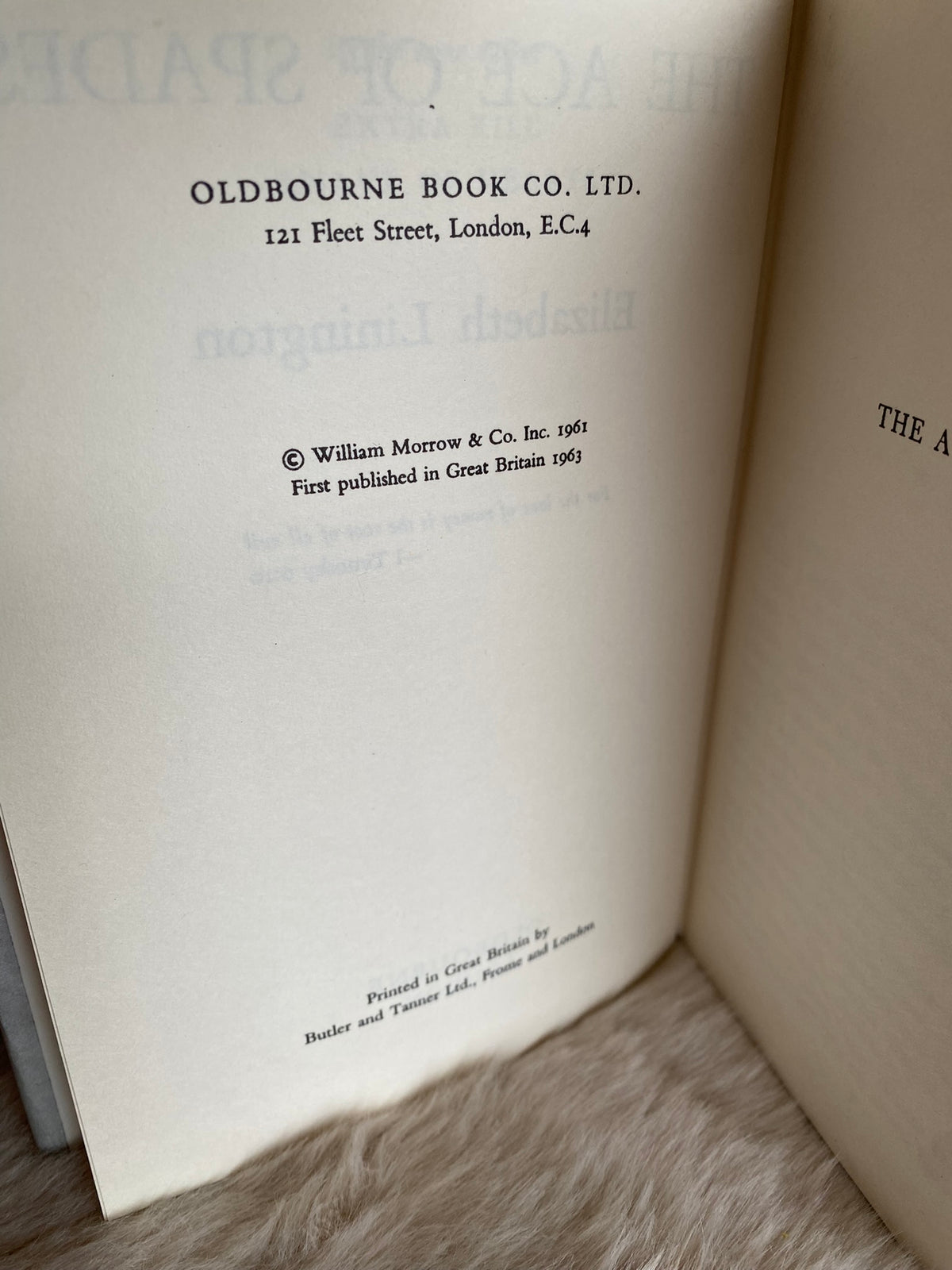 1963: The Ace of Spades: A Luis Mendoze Mystery, by Elizabeth Linington