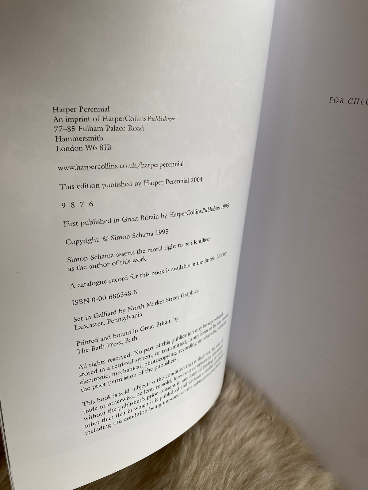 1995: Landscape &amp; Memory, by Simon Schama