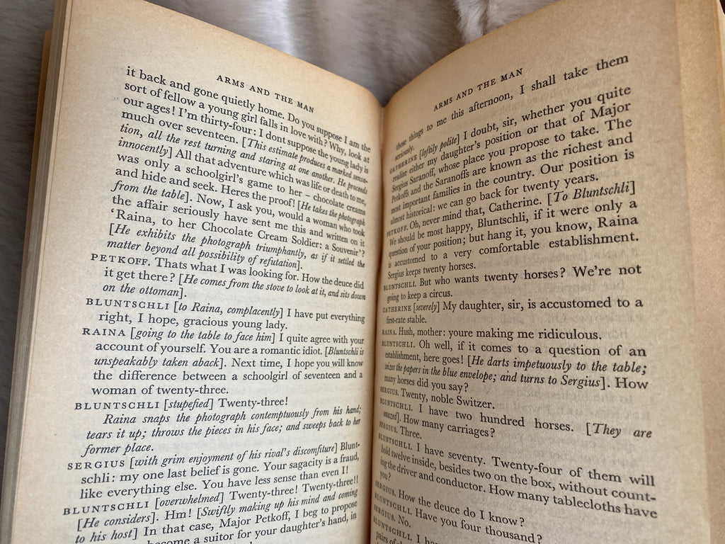 1980: Plays Pleasant: Arms and the Man, Candida, The Man of Destiny, You Never Can Tell, by Bernard Shaw