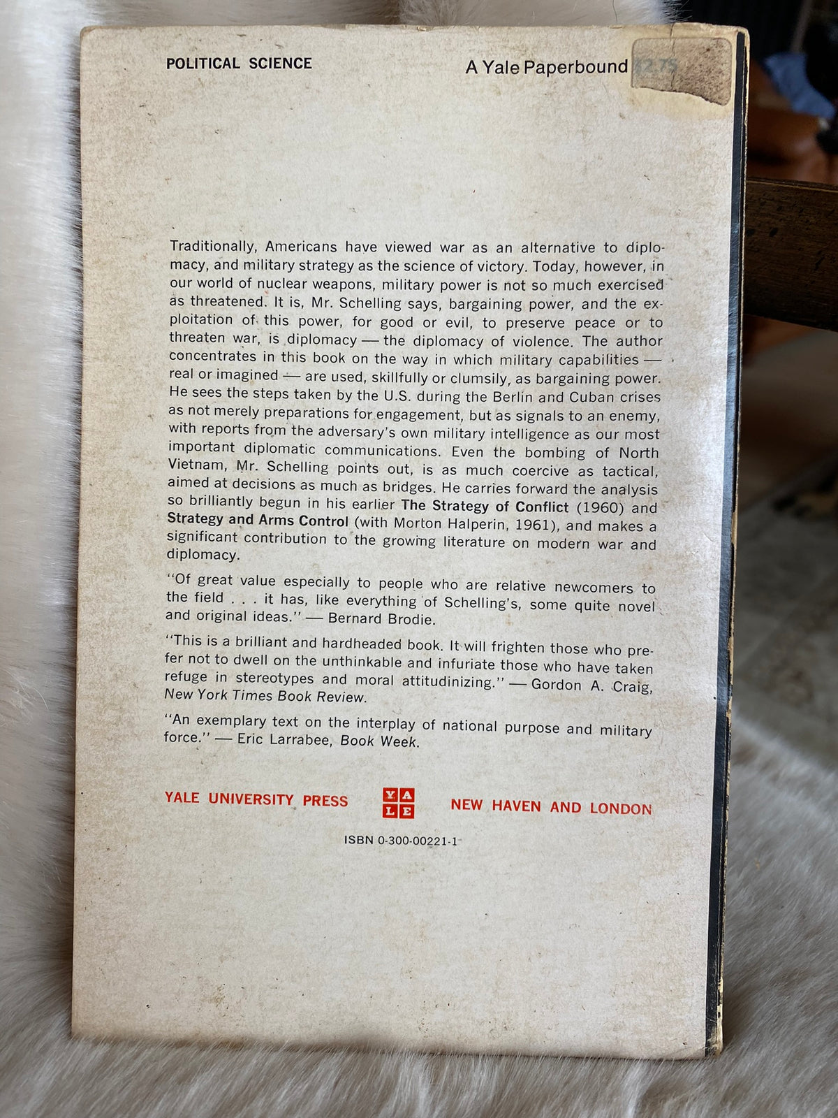 1972: Arms and Influence, by Thomas C. Schelling