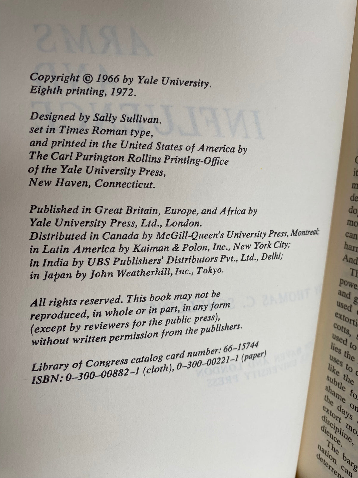1972: Arms and Influence, by Thomas C. Schelling
