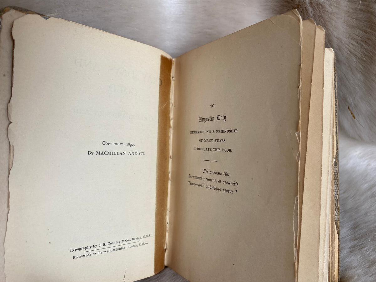 1892: Gray Days and Gold in England and Scotland, by William Winter