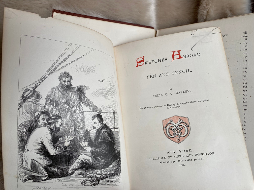 1869: Sketches Abroad with Pen and Pencil, by Felix O.C. Darley