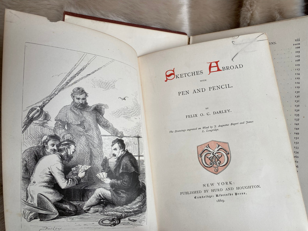 1869: Sketches Abroad with Pen and Pencil, by Felix O.C. Darley