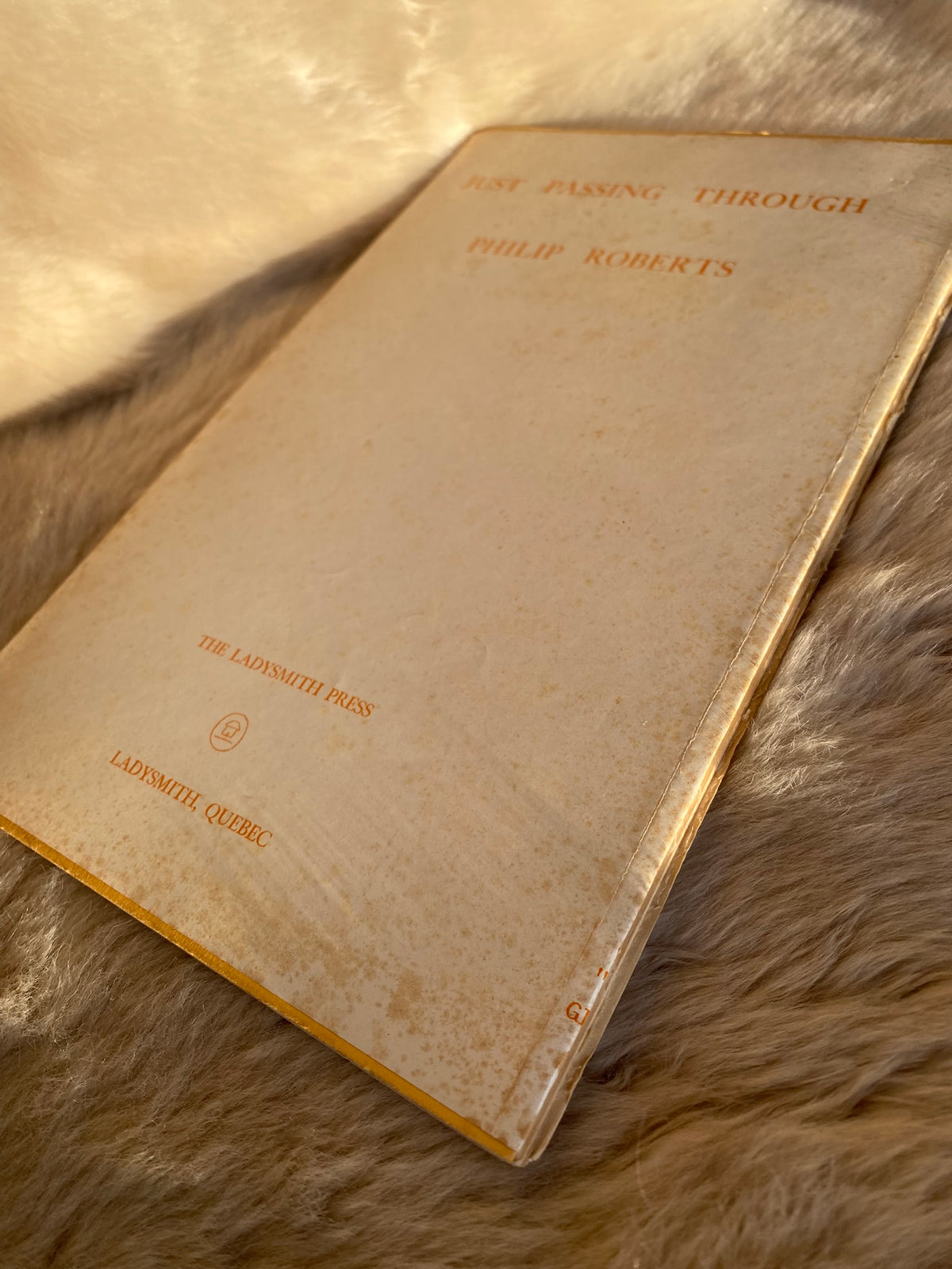 1969: Just Passing Through, by Philip Roberts